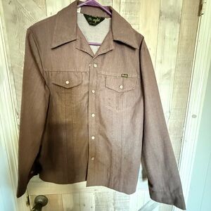 Wrangler Men's Tan Shirt Jacket
